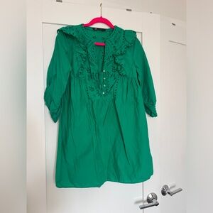 Zara dress with embroidery